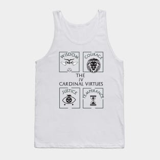 Stoics 4 Cardinal Virtues Tank Top